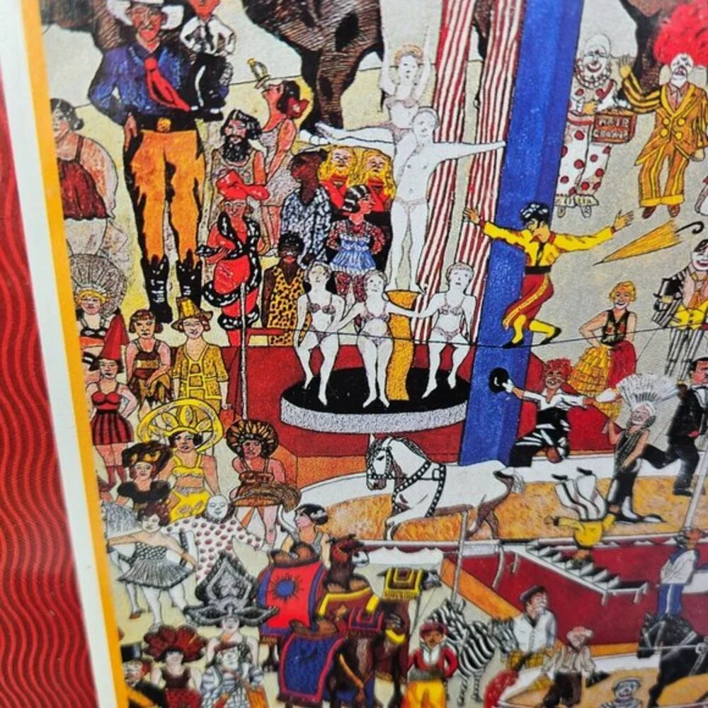 3000 Piece Jigsaw Puzzle Under The Big Top Circus Bits and Pieces 33 x 16 In New